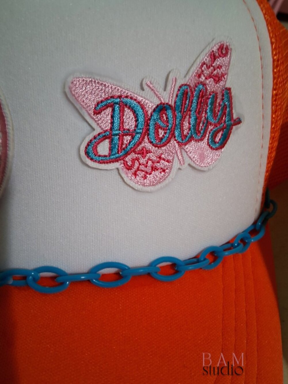 River Girl Trucker Hat  BAM Studio Custom Patch Design for Women | Texas | Dolly - Picture 6 of 8